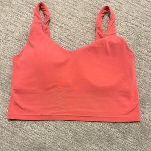 Aerie Coral Sports Bra